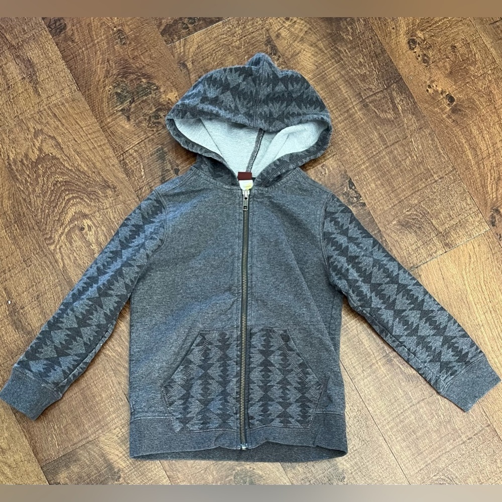 Tea collection full zip hoodie boys Sz 4-5